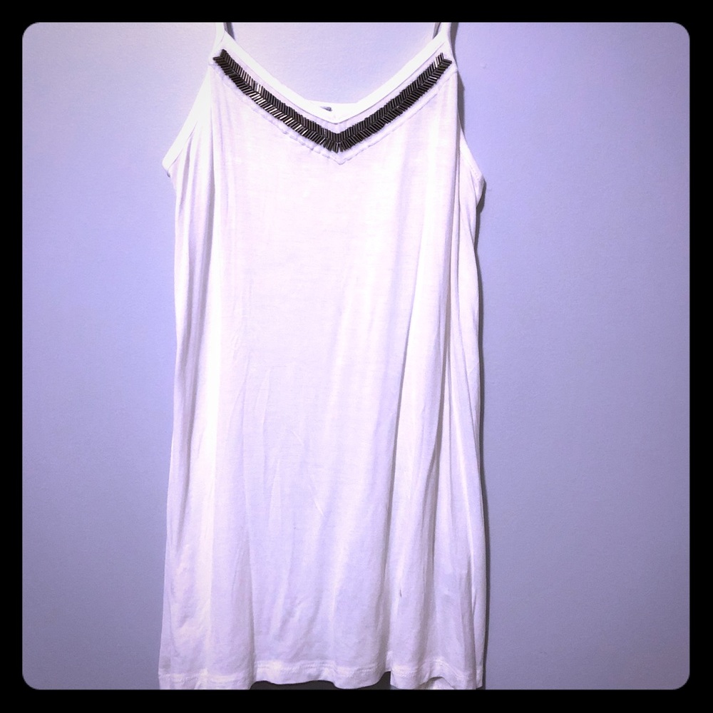 Beaded spaghetti strap top!